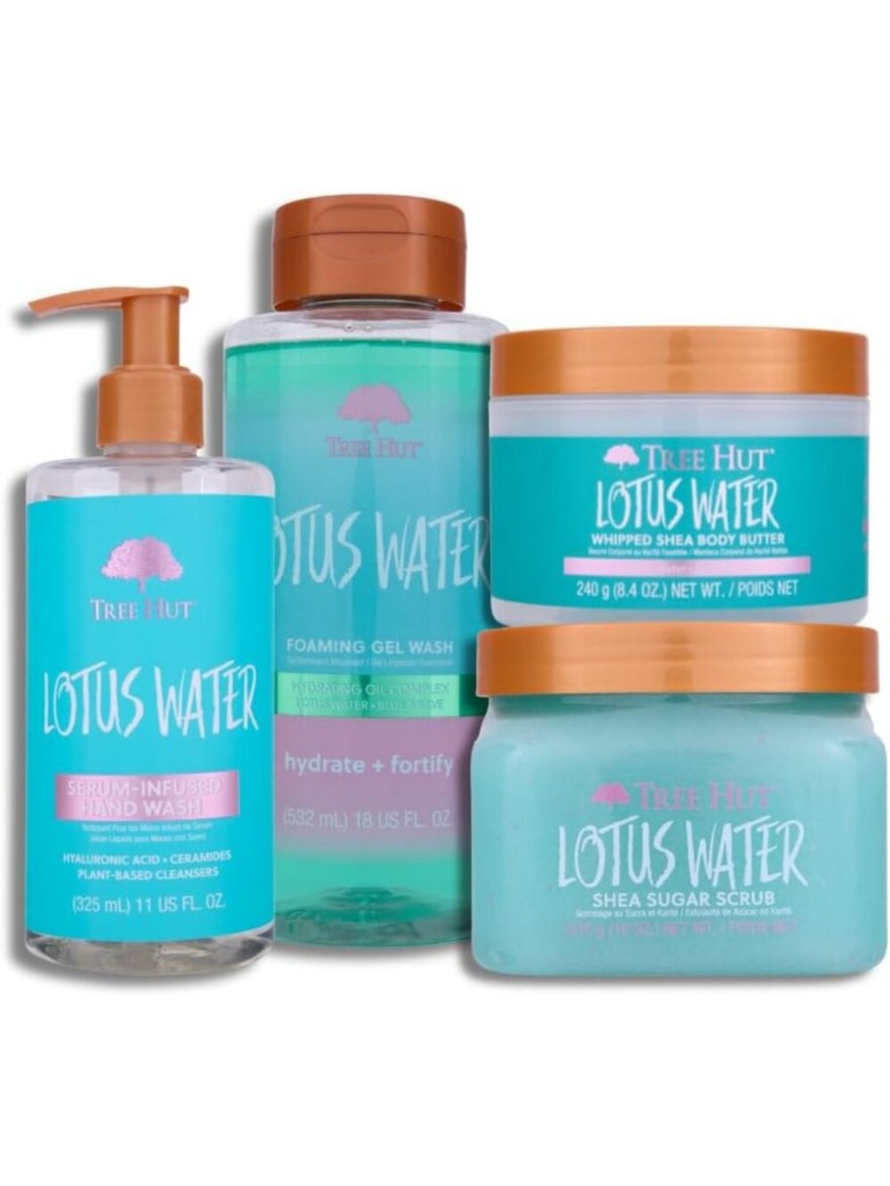 Hydrating Body Care Bundle: Gel Wash, Sugar Scrub, Shave Oil & Hand Wash - Soft